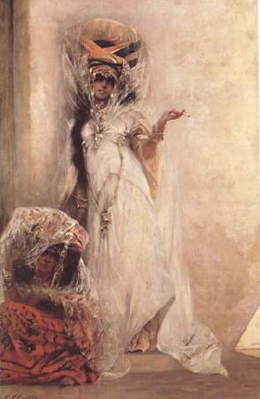 Georges Clairin Deux femmes Ouled-Naiil (mk32) oil painting picture